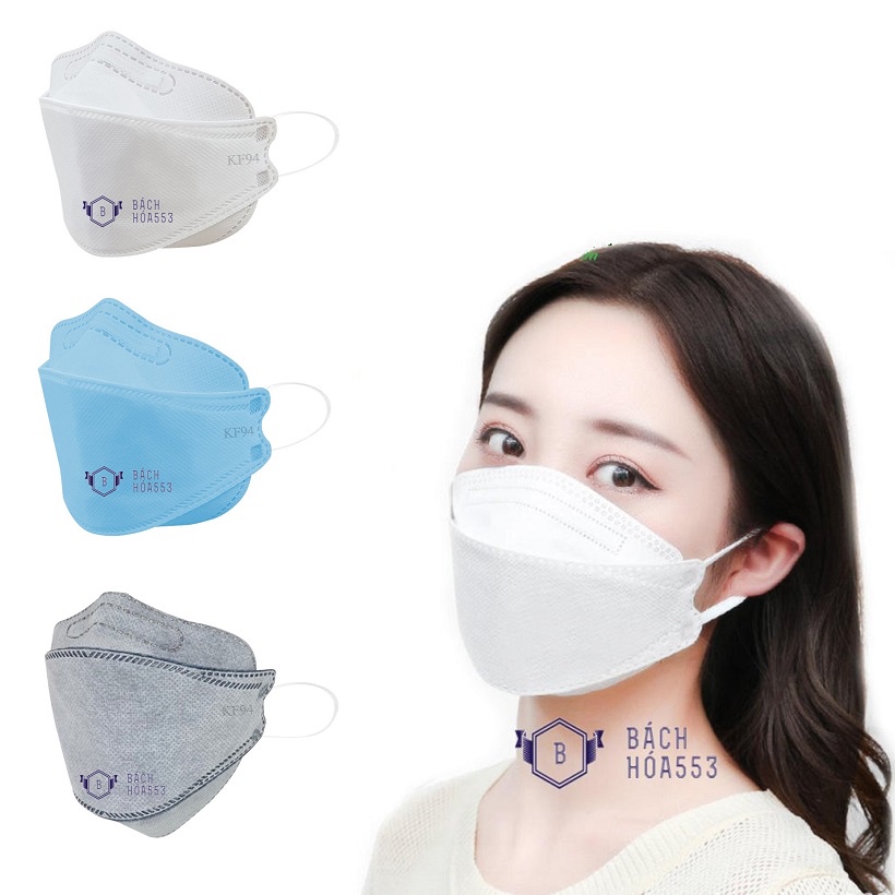 Set 10 khẩu trang y tế 4D KF94 Winmask phong cách Hàn Quốc