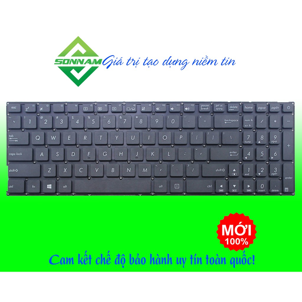 Bàn phím laptop Asus X540 X540L X540LA X540LJ X540S X540SA X540SC A540 A540L A540LA A540LJ A540S A540SA Zin chuẩn US