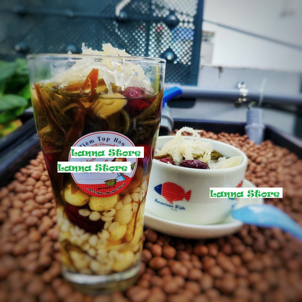 [HOT] Chè sâm bổ lượng 9 vị gói 400gram - set nguyên liệu nấu 12 -14 ly chè