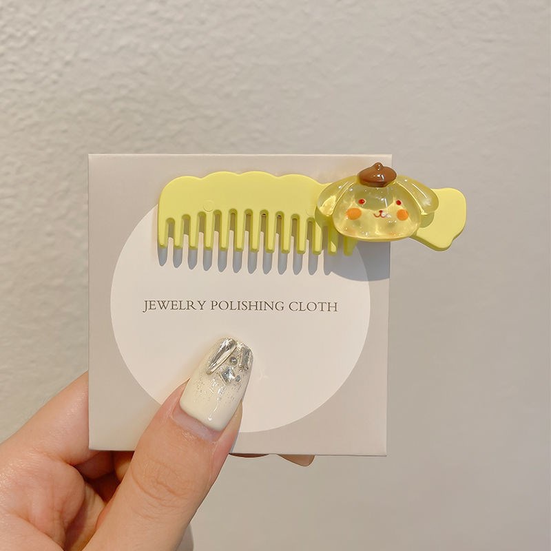 Lược Cài Tóc Bằng Nhựa Nhiều Màu Sắc Dễ Thương Xinh Xắn