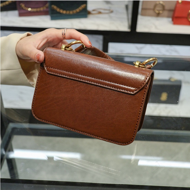 Túi Đeo Chéo CK2 Thời Trang Sang Trọng Cho Nữ50781528Túi Xách Đeo Chéo Hình Vuông Nhỏ Màu Trơn Khóa Kim Loại Dành Cho Nữ