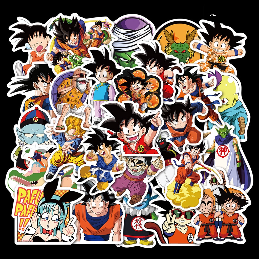 [Hot]✍Sticker Dán Hành Lý Hình Anime Dragon Ball Graffiti Chống Nước