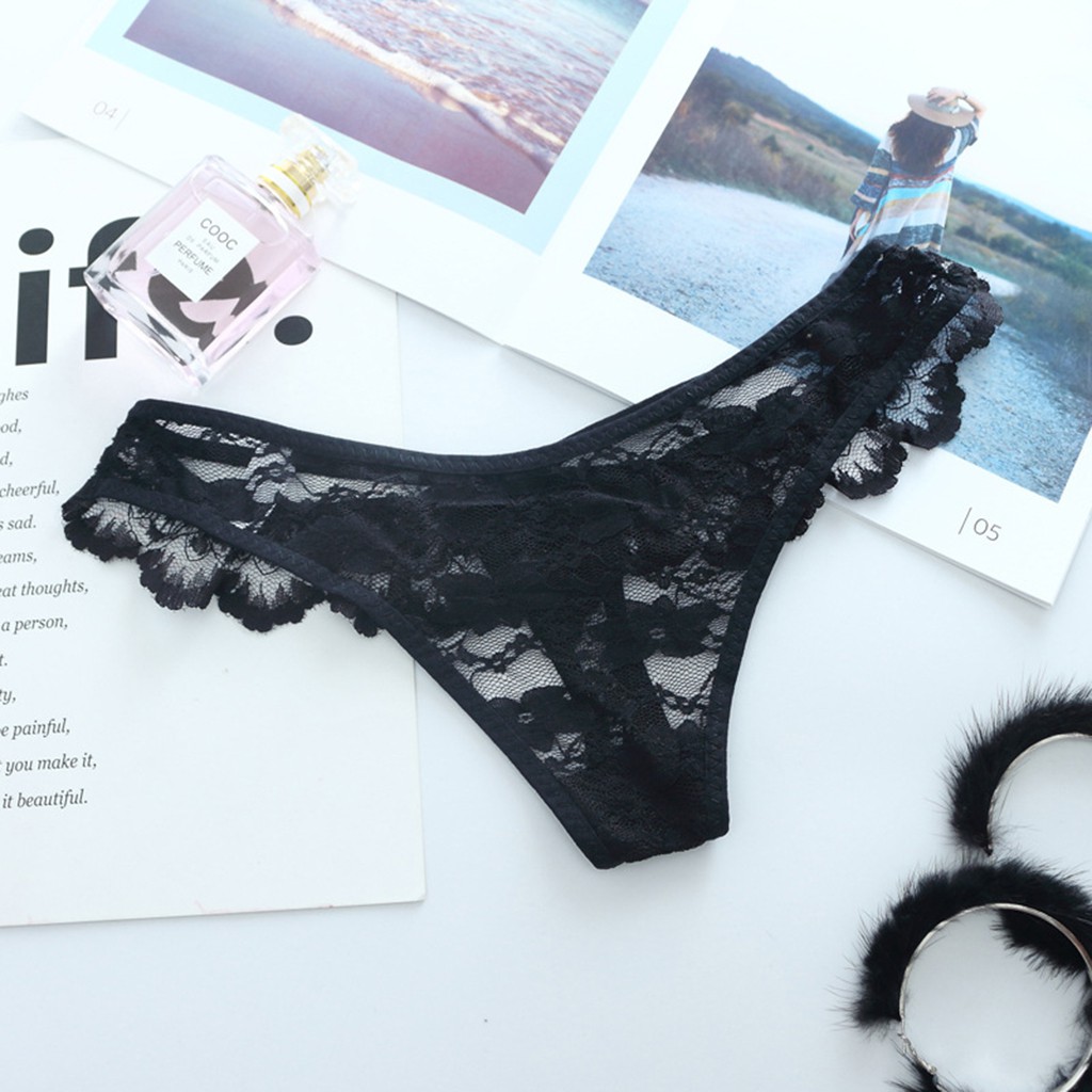 Quần lót lọt khe - Quần lót ren nữ phối dây sexy - Chất liệu ren mềm mịn, mẫu mới DNL019 | BigBuy360 - bigbuy360.vn