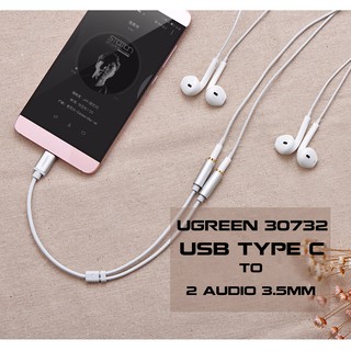 Cáp chuyển USB Type-C to Audio Ugreen UG-30732