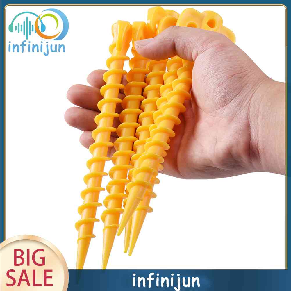 Bộ 10 Cọc Dựng Lều Siêu Nhẹ Màu Vàng