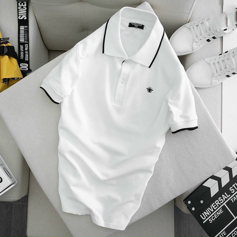 Áo POLO Nam Thêu Ong,Áo Thun Nam Có Cổ Mềm Mịn Thoáng Mát,Cotton Cao Cấp Bền Đẹp[Hàng Xịn]