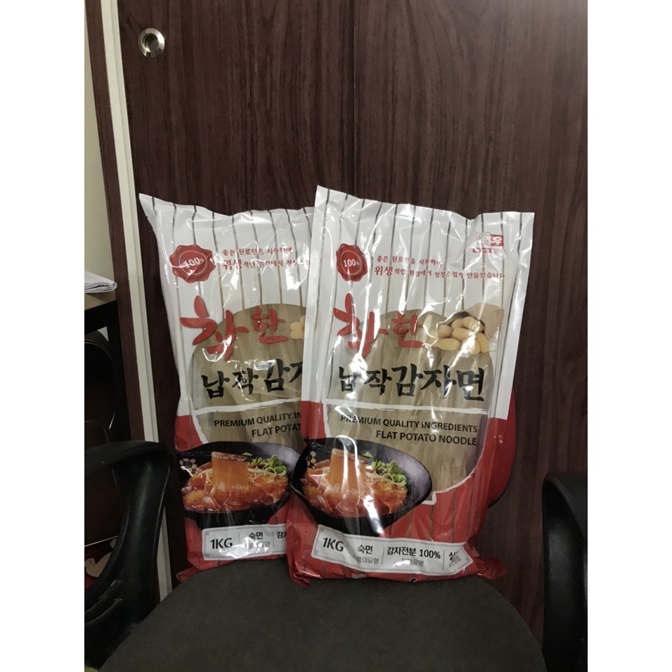 Miến Dẹt Hàn Quốc Sợi Bản To Ngon 1 Kg