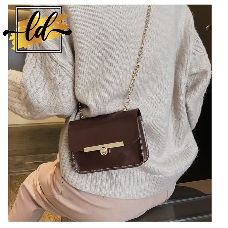 Túi Đeo Chéo Da Mềm Mini Thời Trang - T88