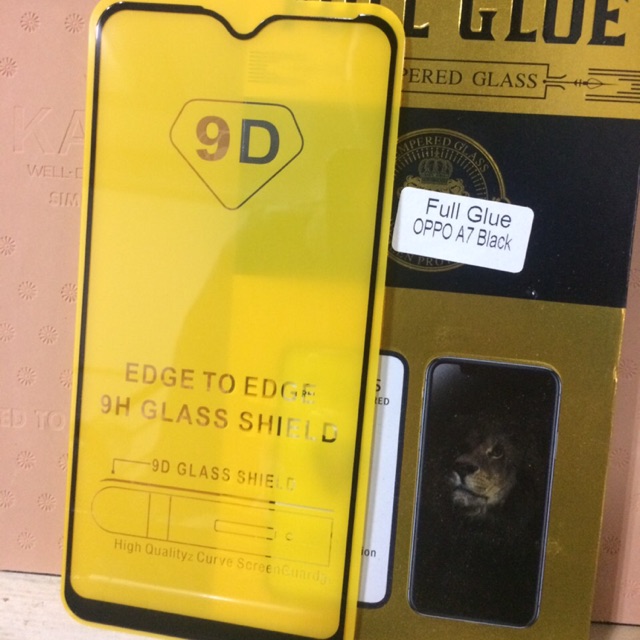Dán full keo màn 9D glue Oppo A7