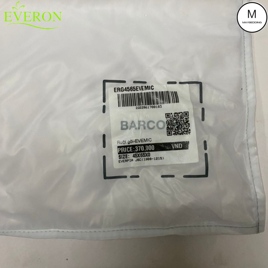 Ruột Gối Micro EVERON 45x65cm - Hàng Chính Hãng