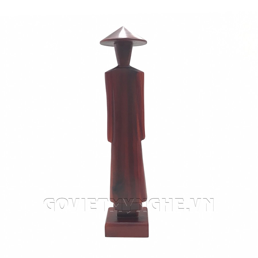 Tượng Gỗ Đỏ Miss Việt Nam - Cao 30cm