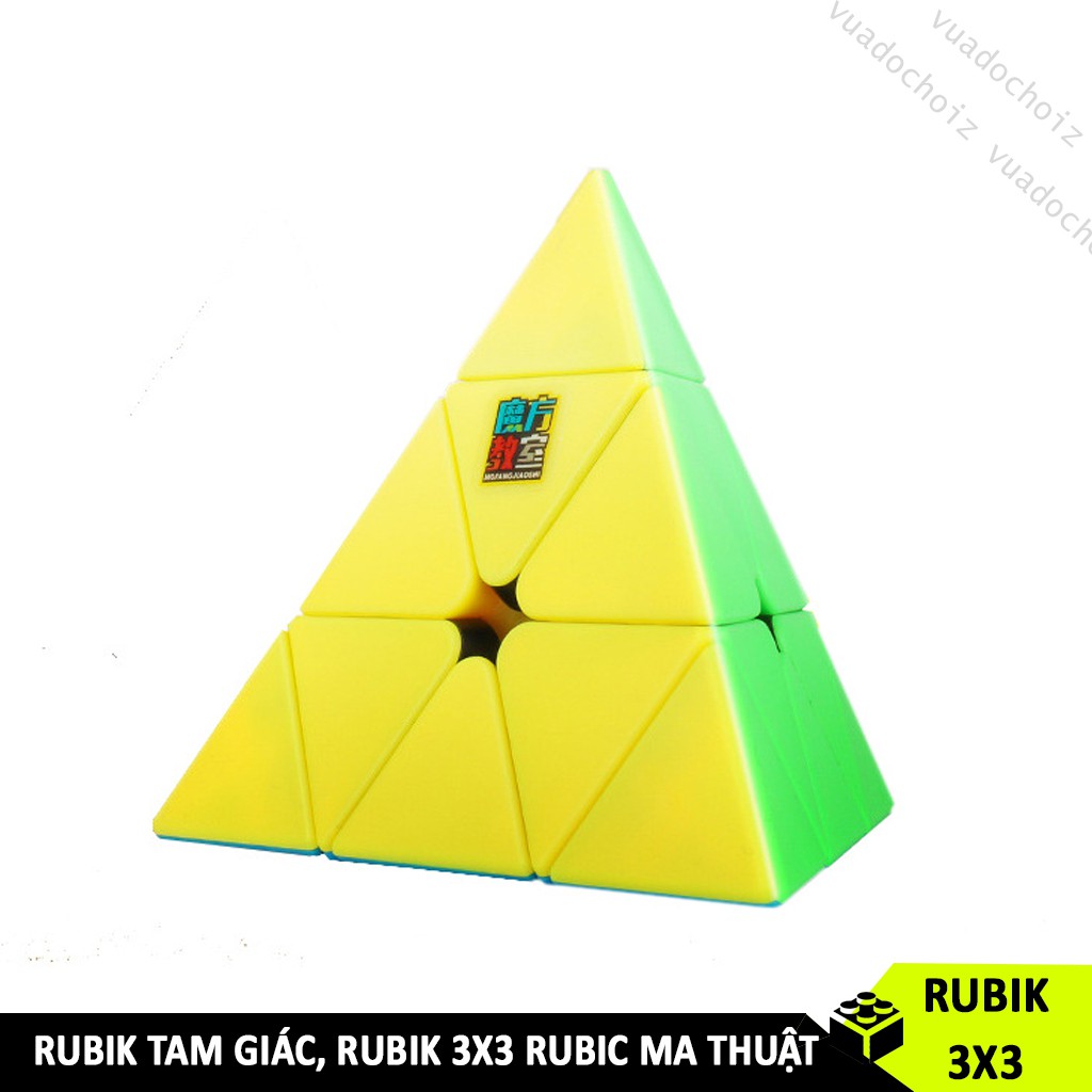 Đồ chơi Rubik tam giác , Rubik tam giác biến thể xoay Mượt Trơn Nhanh