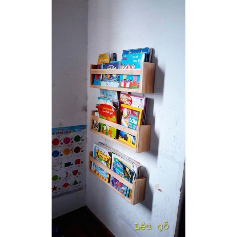 Combo 3 kệ sách trợ tường cho bé, kệ chữ U, kệ đa năng | BigBuy360 - bigbuy360.vn