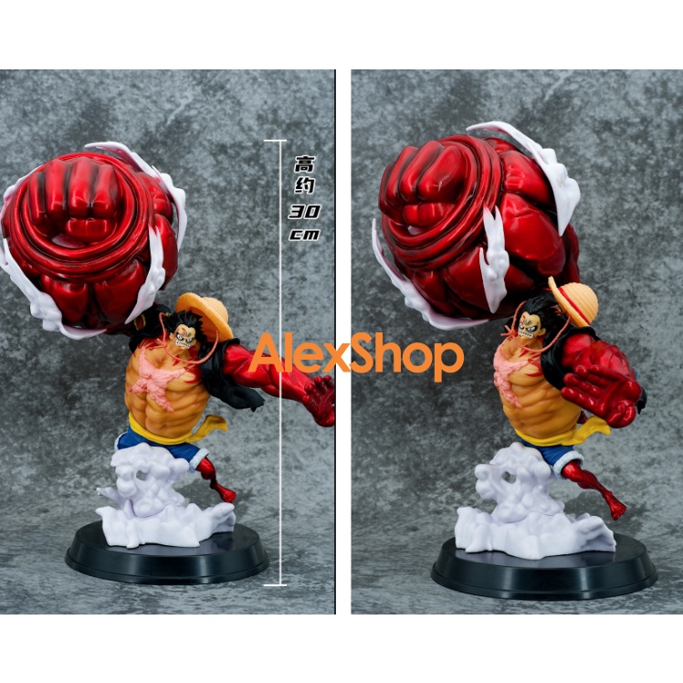 [30Cm] Luffy Gear 4 Tay To Mô Hình Nhân Vật Làm Bằng Tay OnePiece