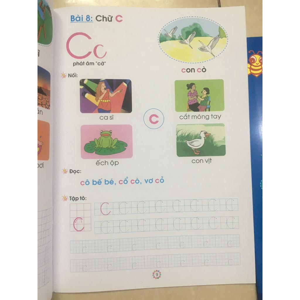 Sách - Dành trang cho bé vào lớp 1-Vở bé học tiếng việt ( dành cho trẻ từ 5-6 tuổi )