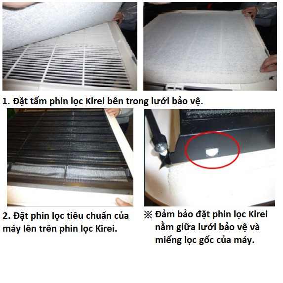 Phin lọc KIREI Daikin