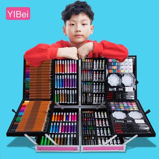 Bút vẽ trẻ em Bộ đồ dùng nghệ thuật Hộp quà tặng văn phòng phẩm Trường tiểu học Bút màu nước Waver Oil Tranh Rod Sinh nh