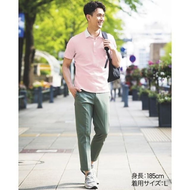 Áo thun polo Airism Uniqlo nam (Hàng xách tay Nhật)