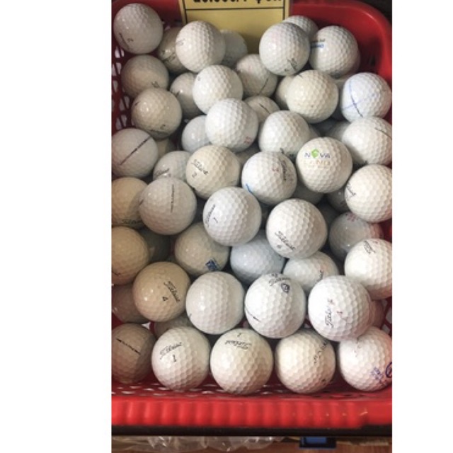 10 Bóng Golf ️‍♂️Titleist Prov1 Đã Qua Sử DụngCam Kết Không Sơn Lại- Giá Tốt