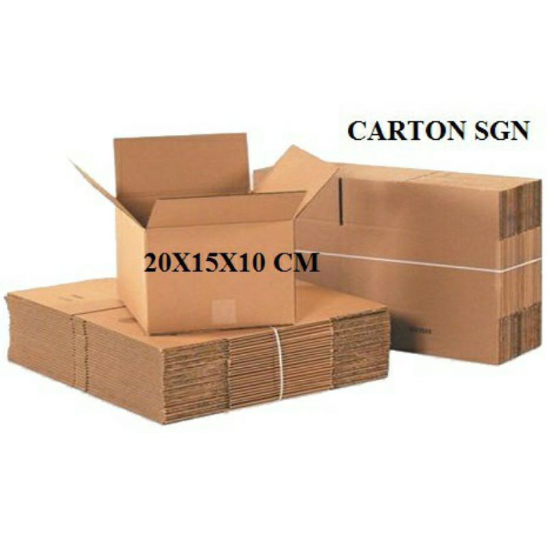 Combo 40 hộp carton 20x15x10