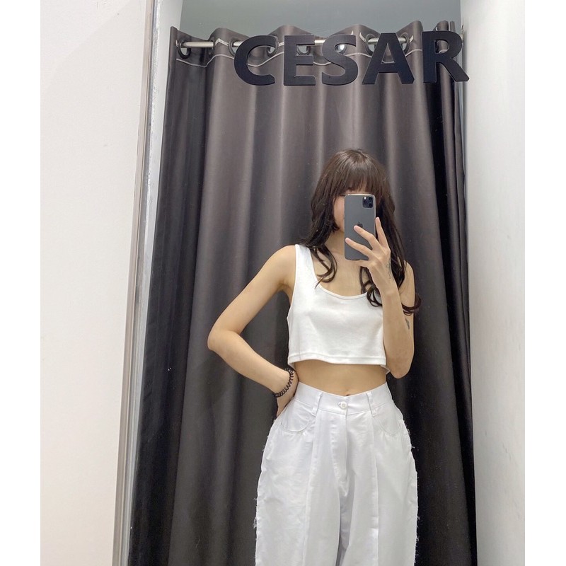 [Mã WAMT10K giảm 10k cho đơn 0k] CESAR BA LỖ GROPTOP TRẮNG | BigBuy360 - bigbuy360.vn