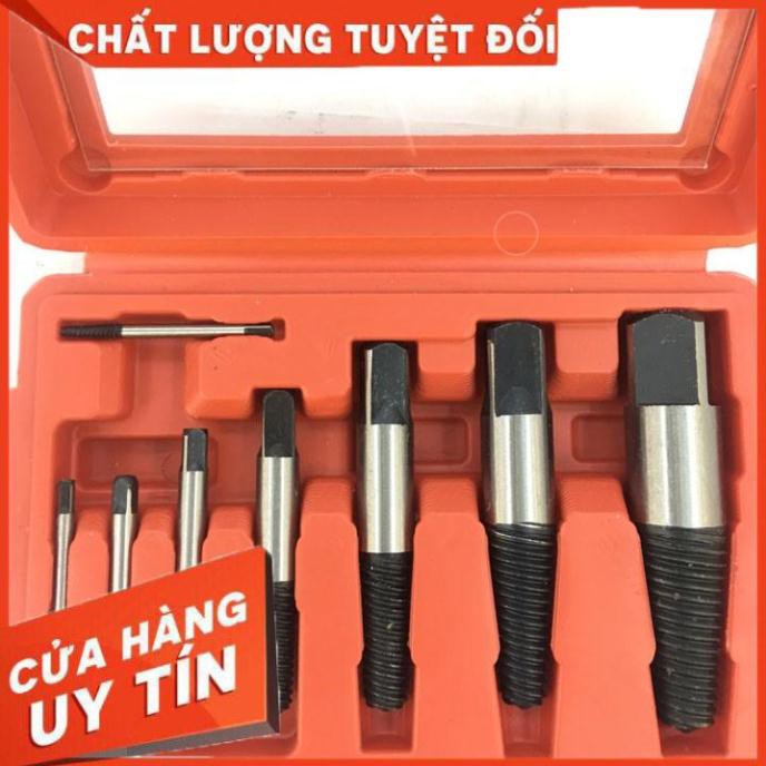 Bộ Dụng Cụ 8 Món Lấy Đầu Ống Nước Và Bu Lông Ốc Vít Gãy