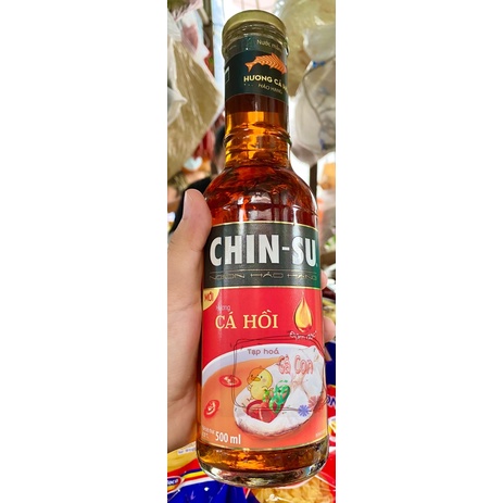 Nước mắm hương cá hồi hảo hạng Chinsu chai 500ml