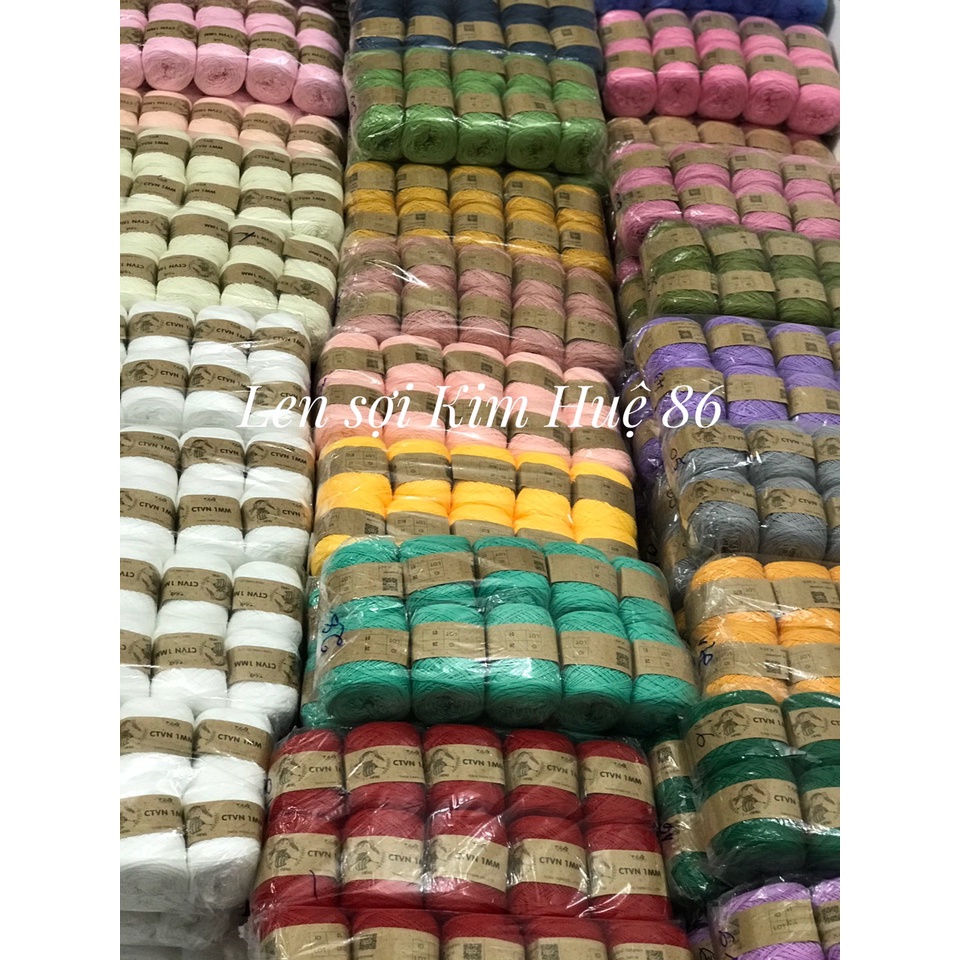 Sợi Cotton Việt Nam 1mm nhãn THHX