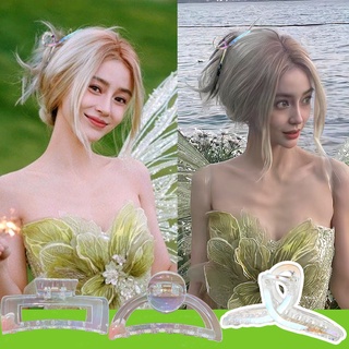 Kẹp tóc trong suốt phong cách hàn quốc thanh lịch dành cho nữ
