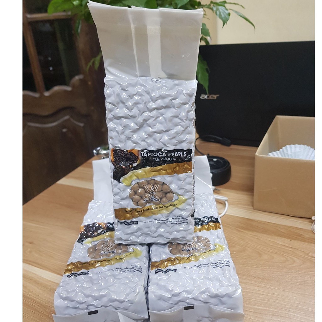 Trân Châu Đen Caramen Wings gói 1kg