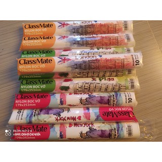Bọc vở kẻ ngang cấp 2 và cấp 3 Class mate ( 10c)