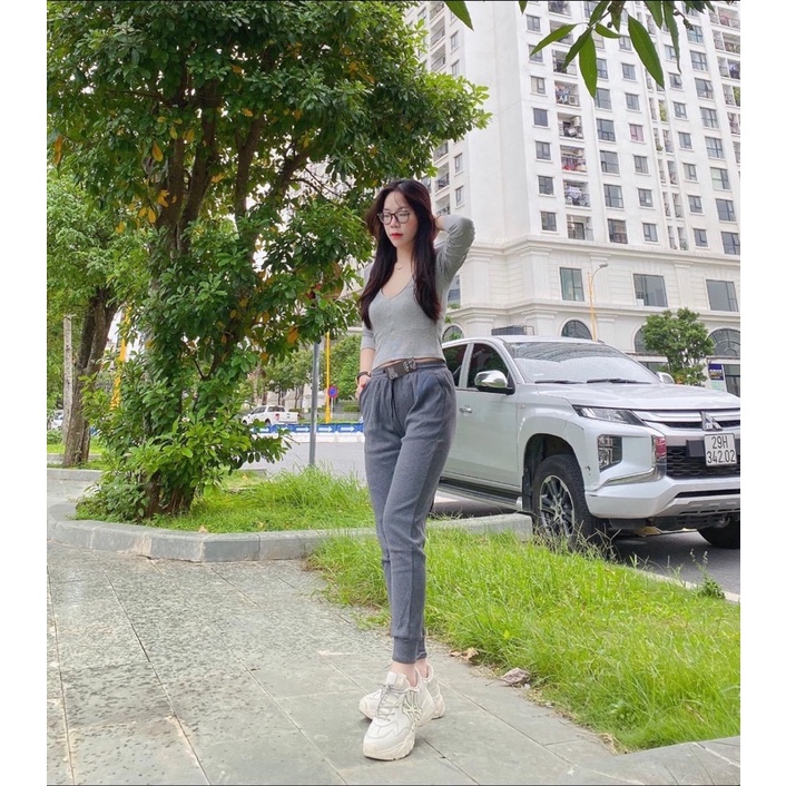 (ảnh thật )Quần Jogger siêu tôn dáng