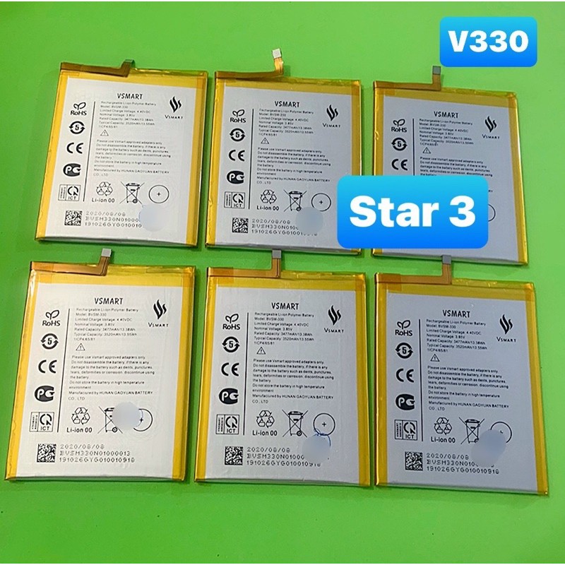 pin star 3 bvsm 330
