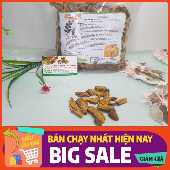 Củ Cốt Khí 1Kg - Thảo Dược Thanh Bình Hàng Loại 1