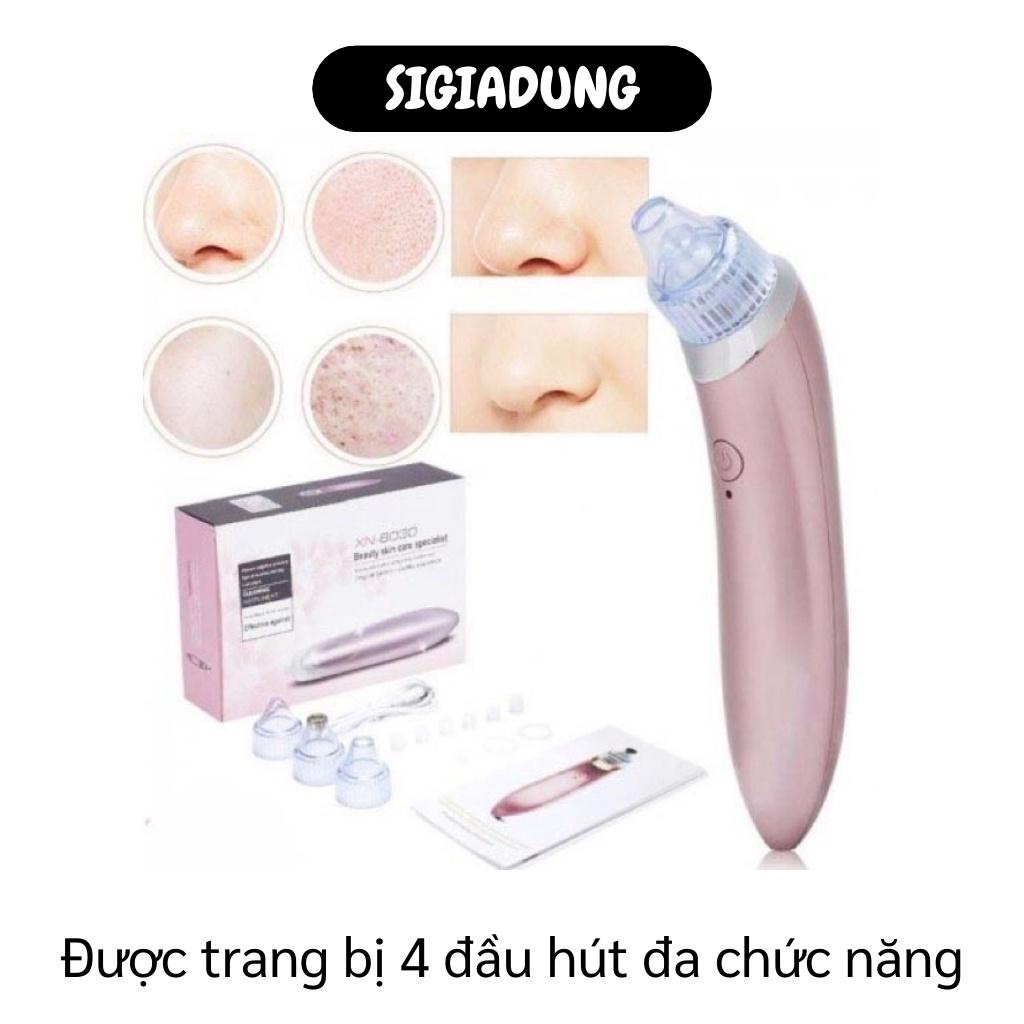 [SGD] Máy Hút Mụn - Máy Làm Sạch Mụn Đầu Đen, Mụn Cám, Beauty Skin Care XN-8030 Có 4 Đầu Hút 3464