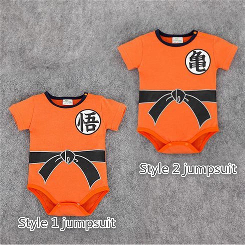 Bộ bodysuit một mảnh hình goku 7 viên ngọc rồng cho bé sơ sinh