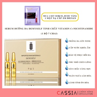 [Tặng mặt nạ]Serum Dưỡng Ẩm Trắng Da DEMYSELF Chống Lão Hóa Se Khít Lỗ Chân Lông🔸 (1set 7 chai)