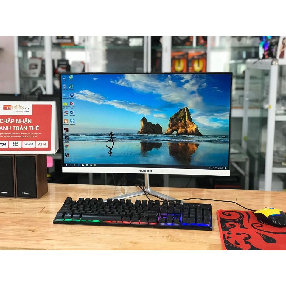 Màn Hình Máy Tính Cong Full Viền 24inch 75Hz Mới HUGON Q24