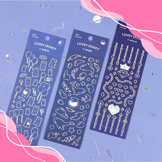 Sticker Trang trí toploader hàn quốc nhiều chủ đề - Be Tiny Stationery