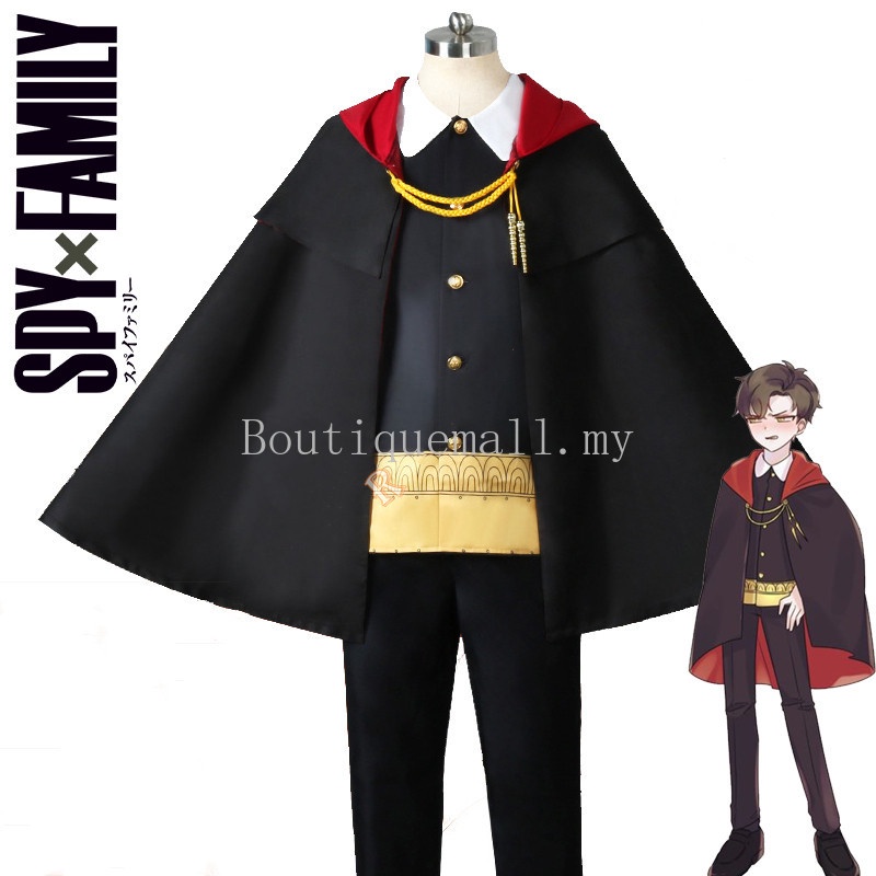 Áo choàng đồng phục/ Tóc giả hóa trang học sinh/ nhân vật anime Spy X Family Anya Forger Damian Desmond