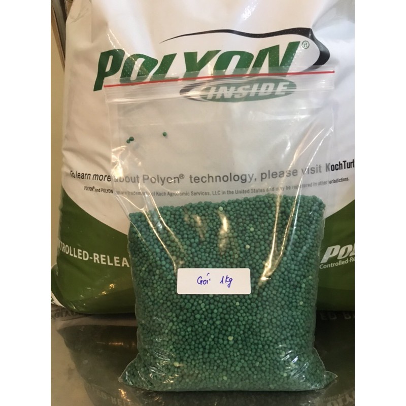 Phân xanh nhập khẩu Mỹ Polyon 16-6-12 ( gói 1kg) chuyên dùng hoa Lan Hoa Kiểng