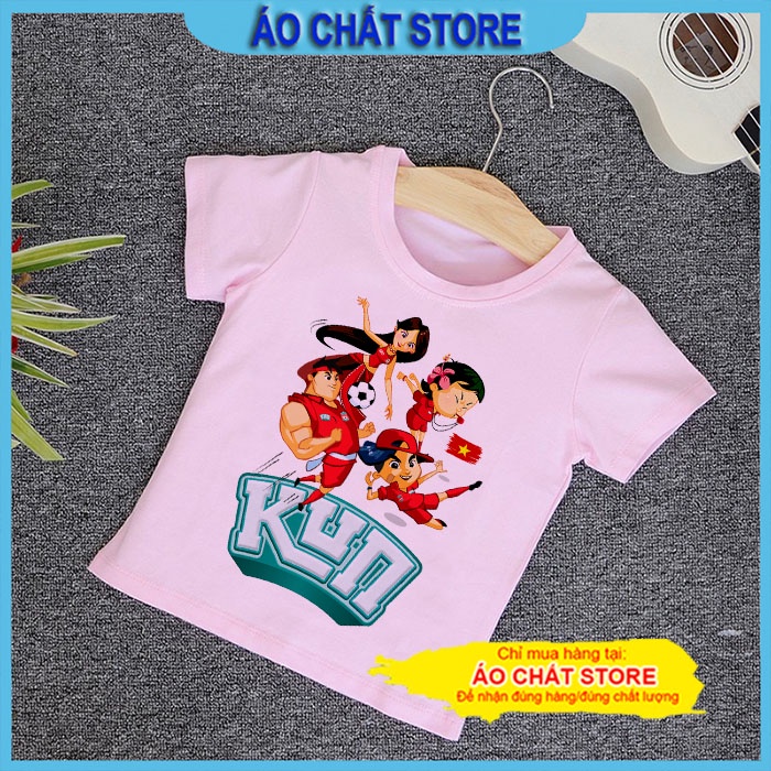 Áo thun in hình Gia Đình Kun Family nông dân siêu phàm siêu đẹp cho bé trai | bé gái KUN08