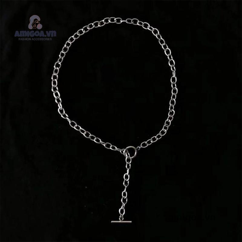 ✨✨Vòng cổ nam nữ dây xích khoá OT basic đơn giản