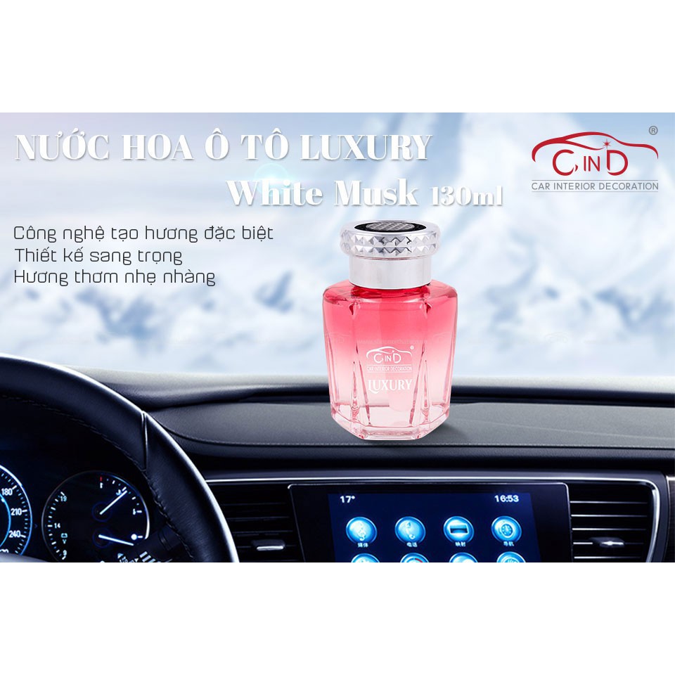 Nước Hoa Ô Tô LUXURY CIND-307 130ml, Nước Hoa Xe Hơi Cao Cấp