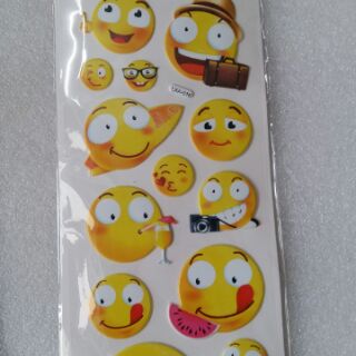 Sticker nổi hình mặt cười