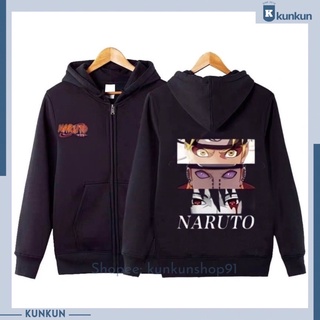 Áo Khoác Nỉ Dài Tay Hoạt Hình Anime Naruto Nam Nữ Đủ Size Cực HOT