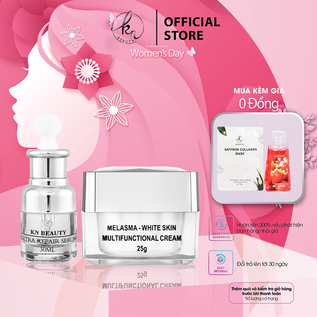 Combo xóa nám, mờ thâm của KN Beauty