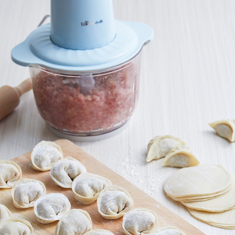 Máy xay thịt / rau củ quả BEAR QSJ-C03B1 bằng thép không gỉ 300W 2L