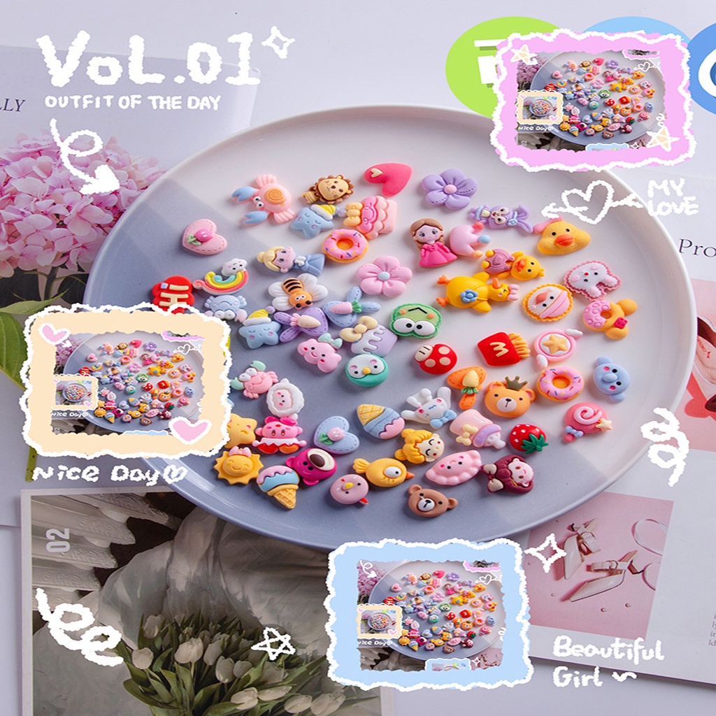 Sticker 3D/2D  dán ốp điện thoại, bình nước, hộp bút, quà tặng... siêu dễ thương, sẵn keo dán