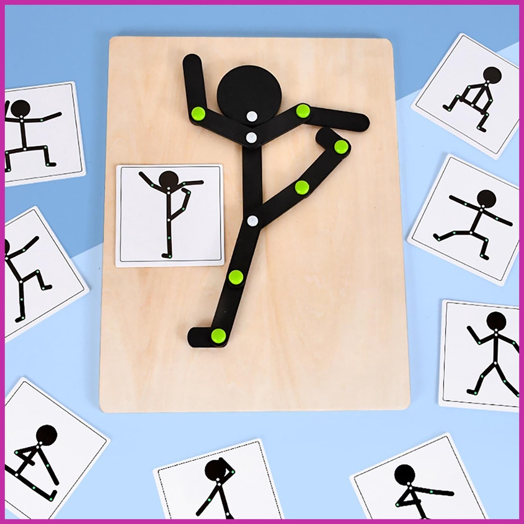 Bộ Đồ Chơi Ghép Hình Thẻ Bài Nhỏ Cải Thiện Sự Tập Trung Cho Bé